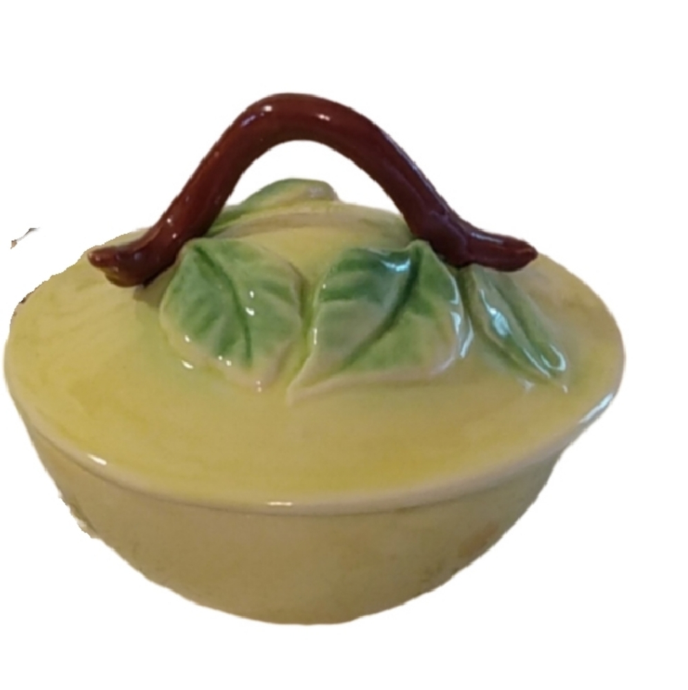 Vintage California USA Covered Bowl